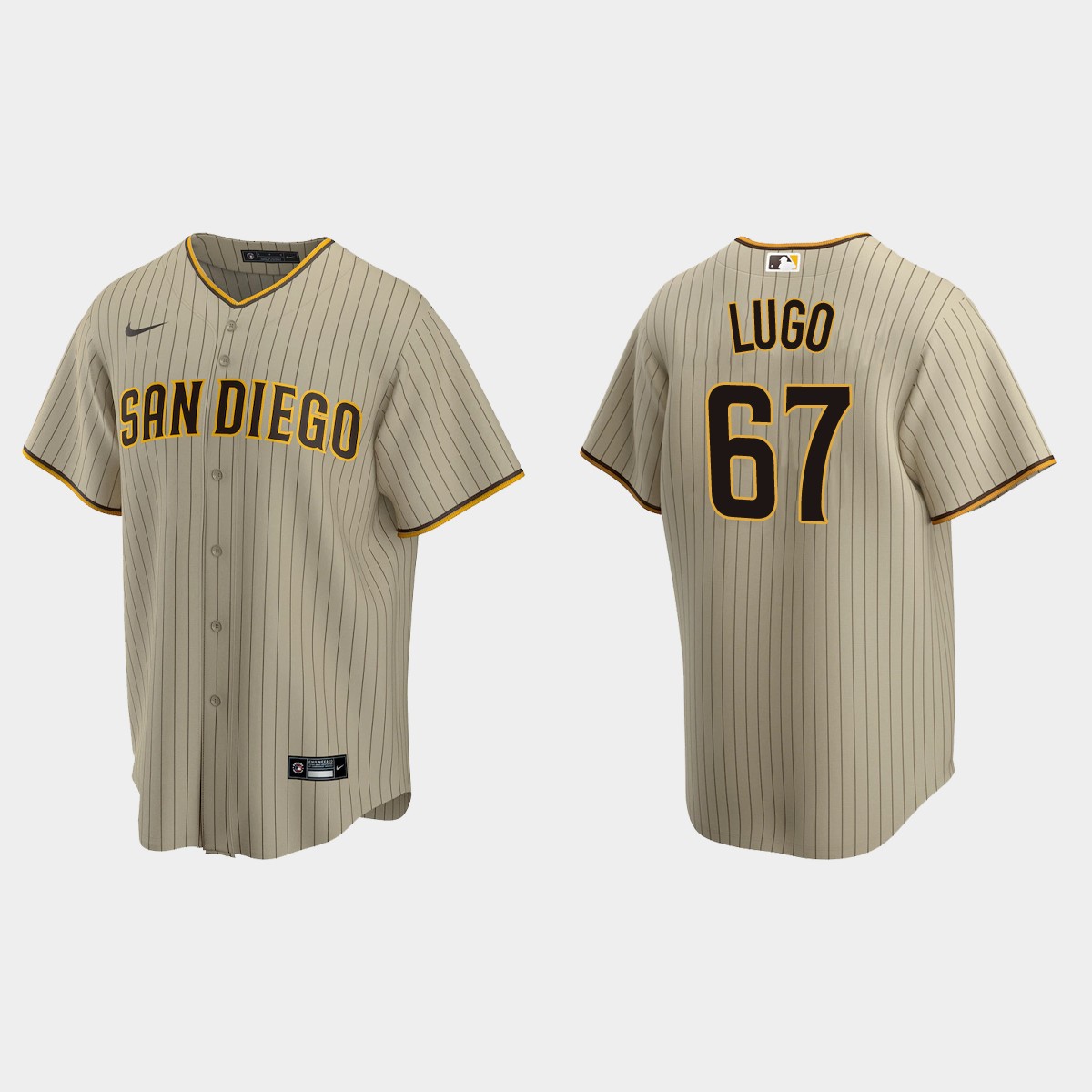 San Diego Padres Seth Lugo Alternate Jersey - Sand Brown