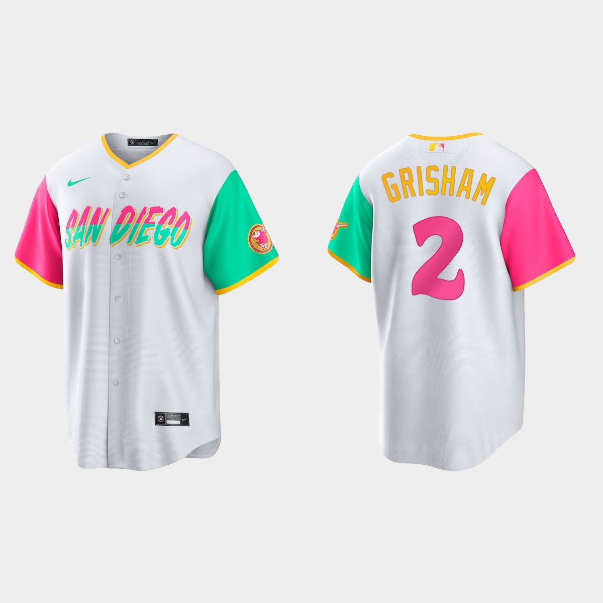 San Diego Padres Trent Grisham 2022 City Connect Jersey - White