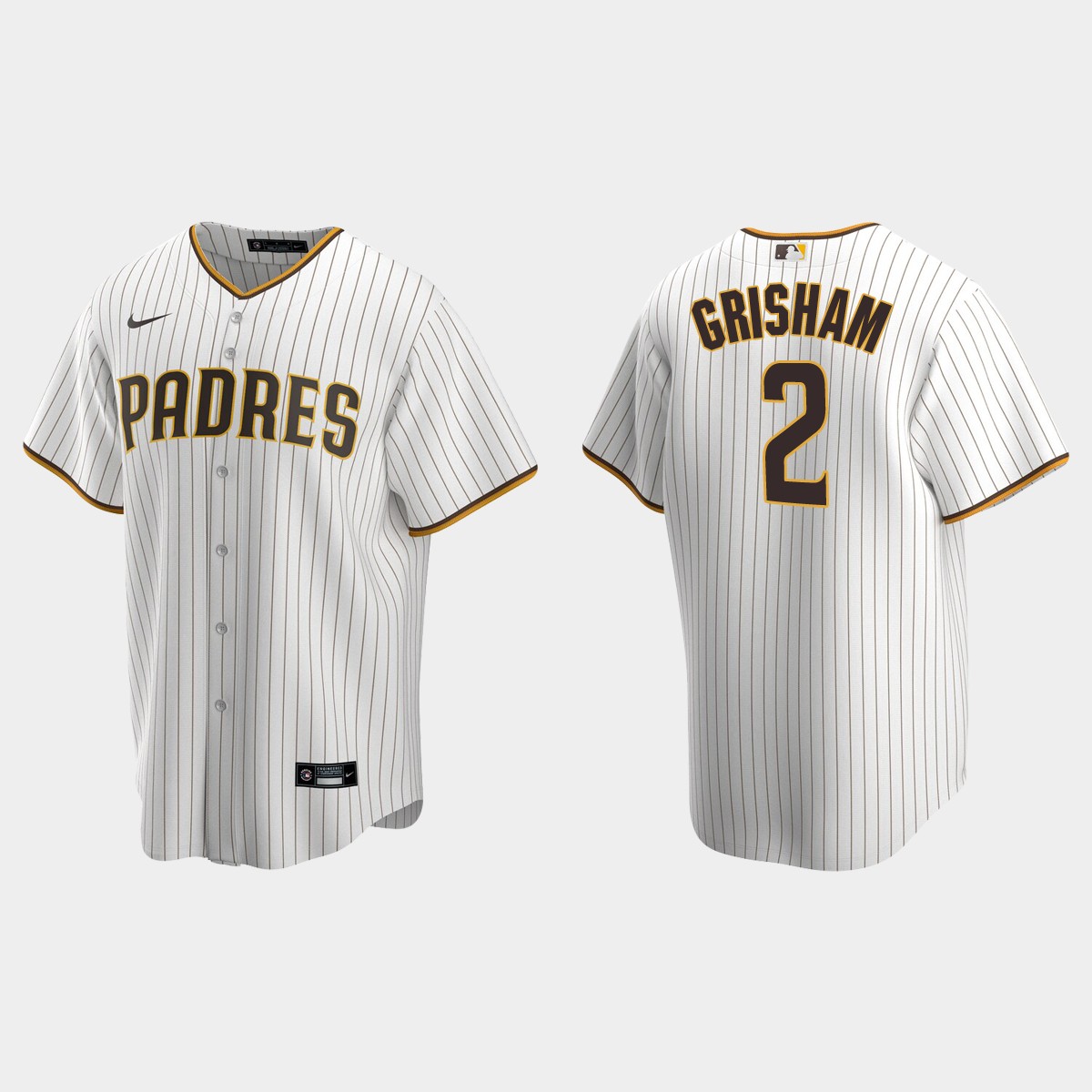 San Diego Padres Trent Grisham Home Jersey - White Brown