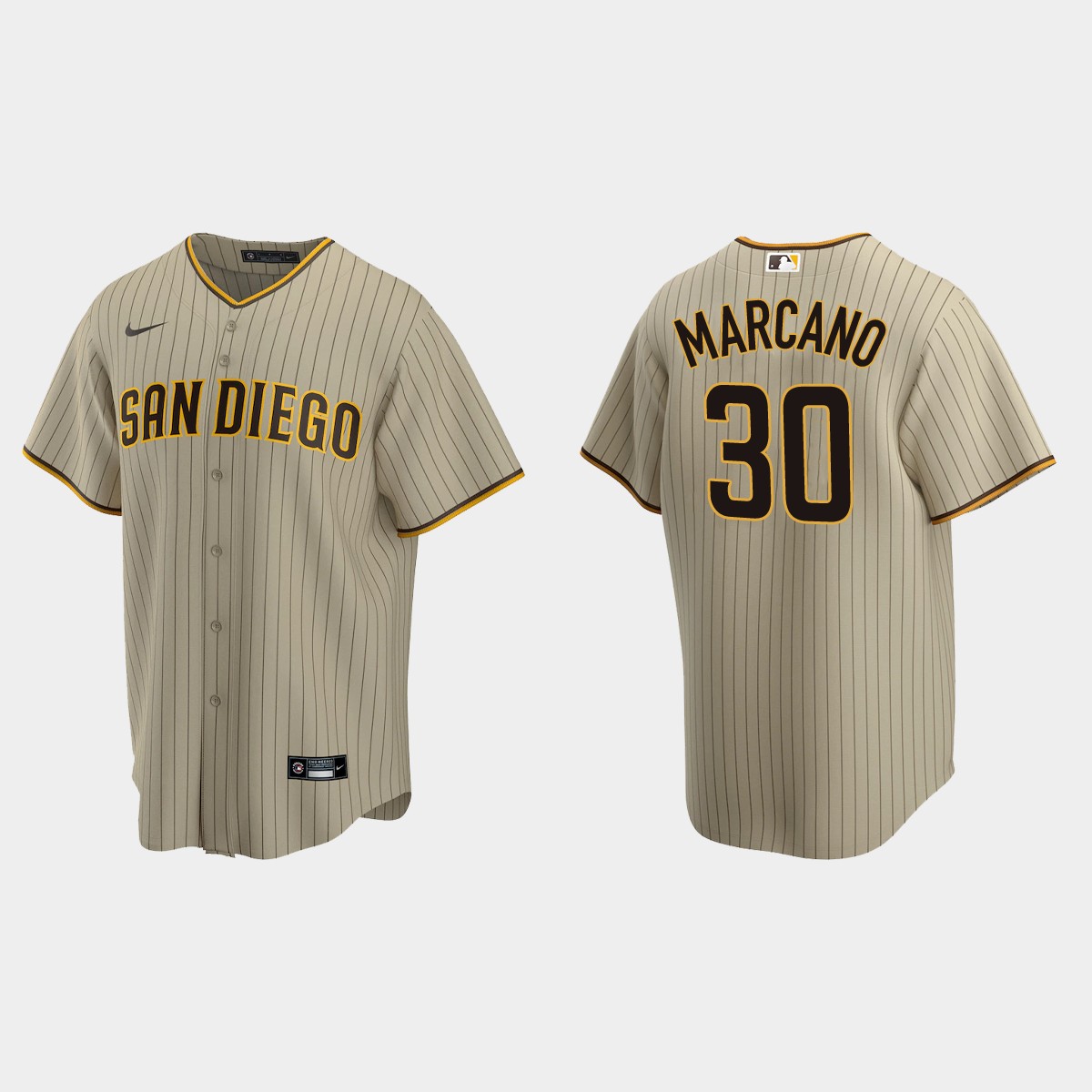 San Diego Padres Tucupita Marcano Alternate Jersey - Sand Brown
