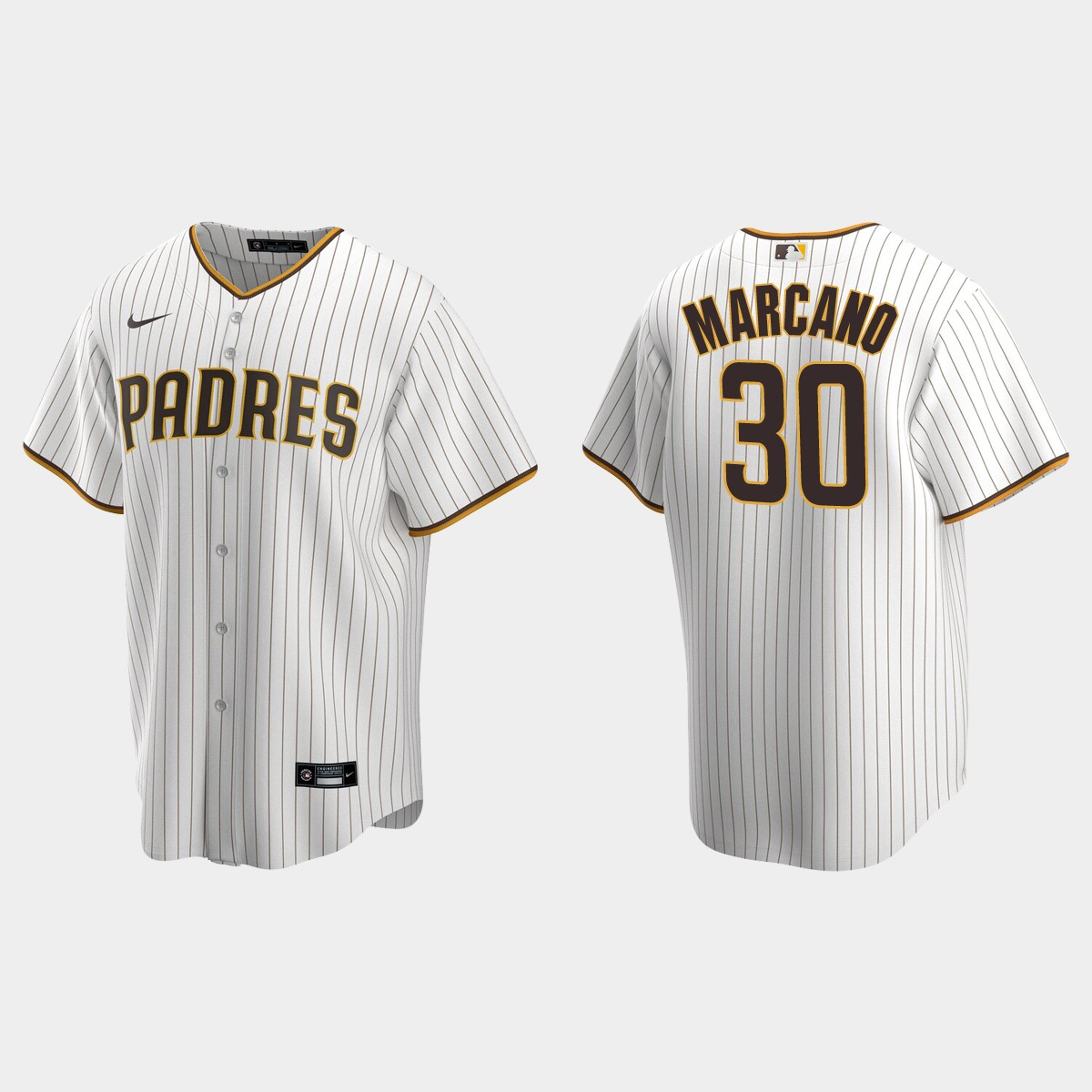 San Diego Padres Tucupita Marcano Home Jersey - White Brown