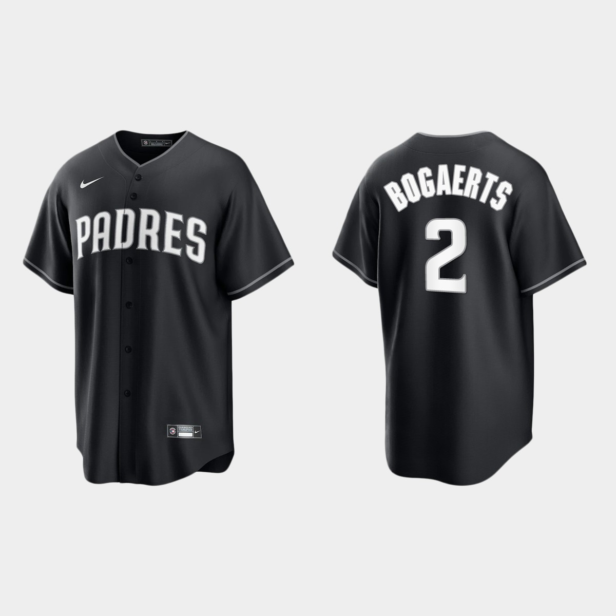 San Diego Padres Xander Bogaerts Jersey - Black White