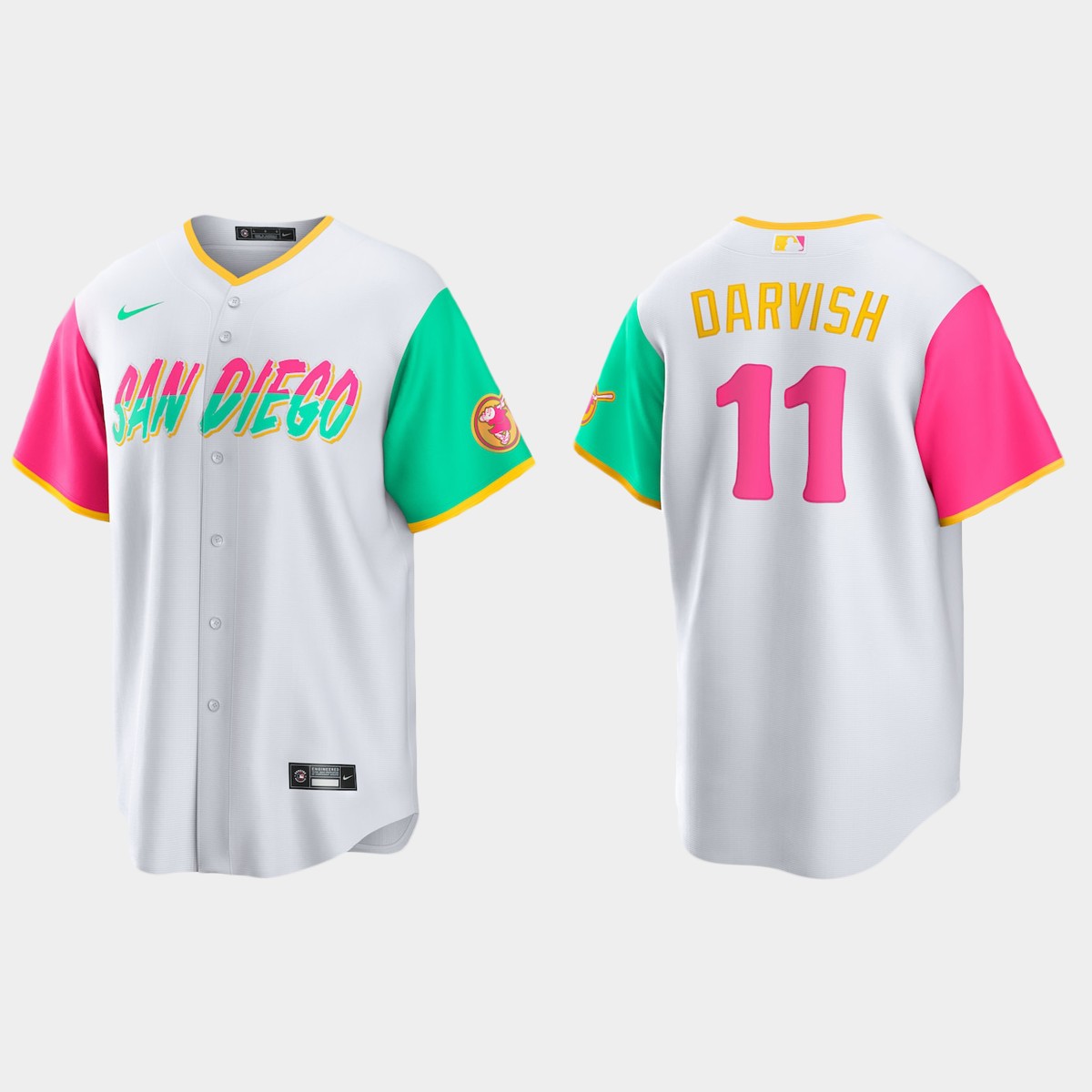 San Diego Padres Yu Darvish 2022 City Connect Jersey - White