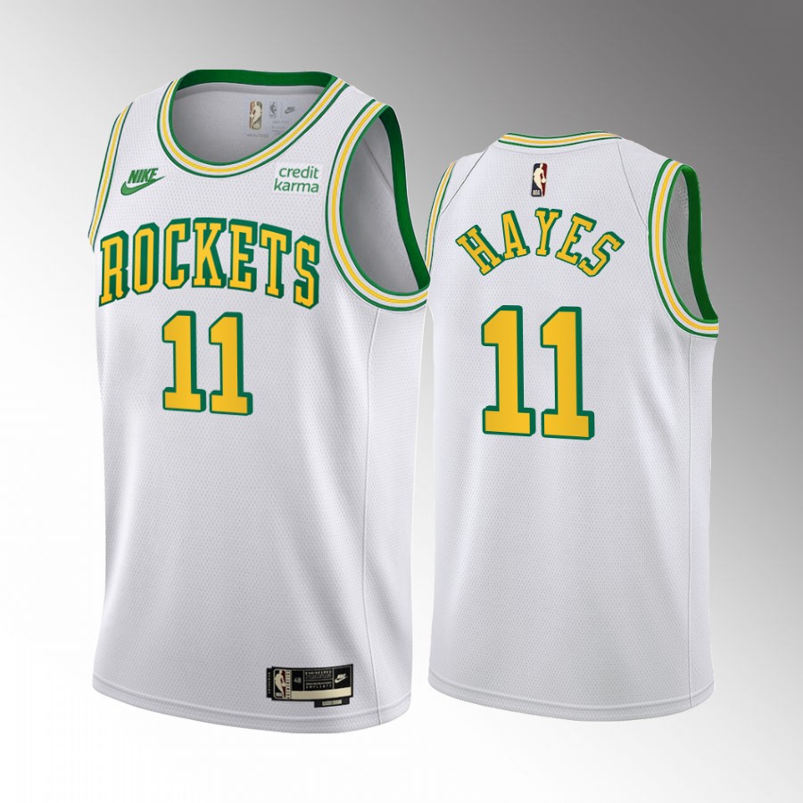 San Diego Rockets Elvin Hayes 2022-23 Classic Edition White #11 Jersey 55th Anniversary