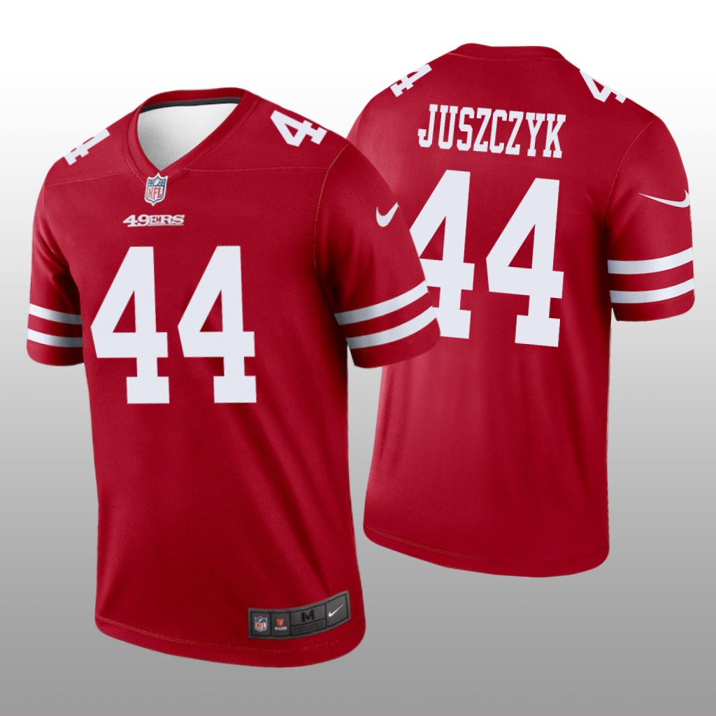 San Francisco 49ers #44 Kyle Juszczyk Scarlet legend color rush Jersey - Men's