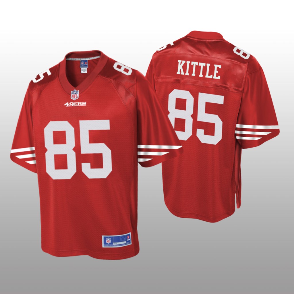 San Francisco 49ers #85 Red George Kittle Pro Line Jersey - Youth