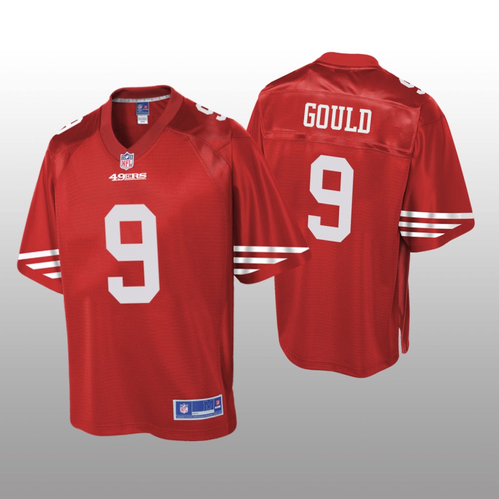 San Francisco 49ers #9 Red Robbie Gould Pro Line Jersey - Youth