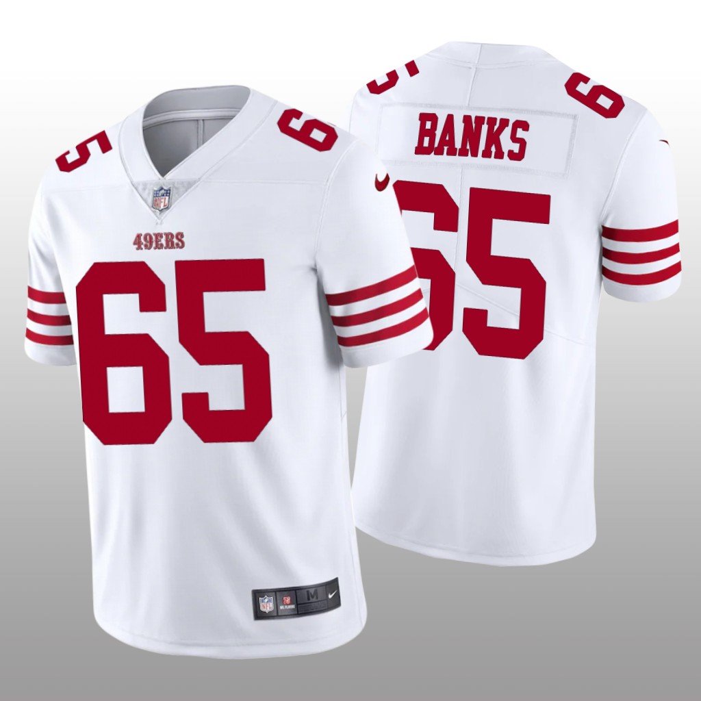 San Francisco 49ers Aaron Banks 2022-23 White Vapor Limited - Men's