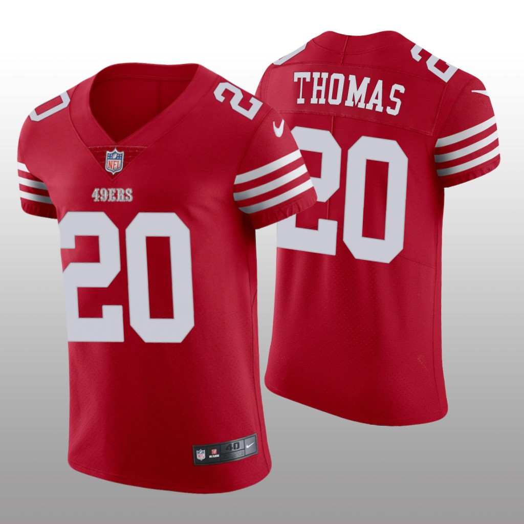 San Francisco 49ers Ambry Thomas 2022-23 Scarlet Vapor Elite - Men's