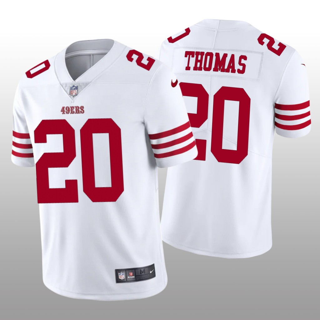 San Francisco 49ers Ambry Thomas 2022-23 White Vapor Limited - Men's