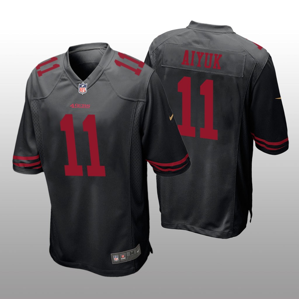 San Francisco 49ers Black 2020 NFL Draft Brandon Aiyuk Game Jersey