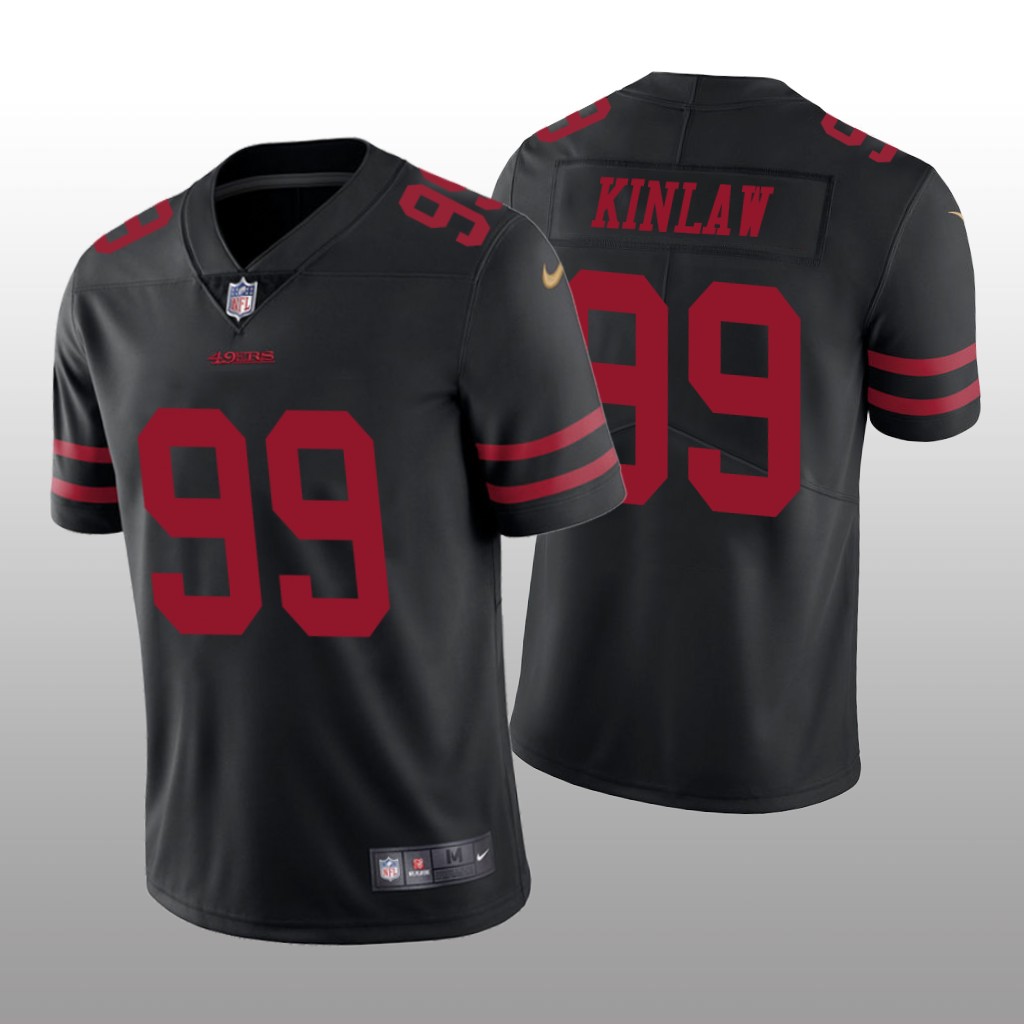 San Francisco 49ers Black 2020 NFL Draft Vapor Limited Javon Kinlaw Jersey
