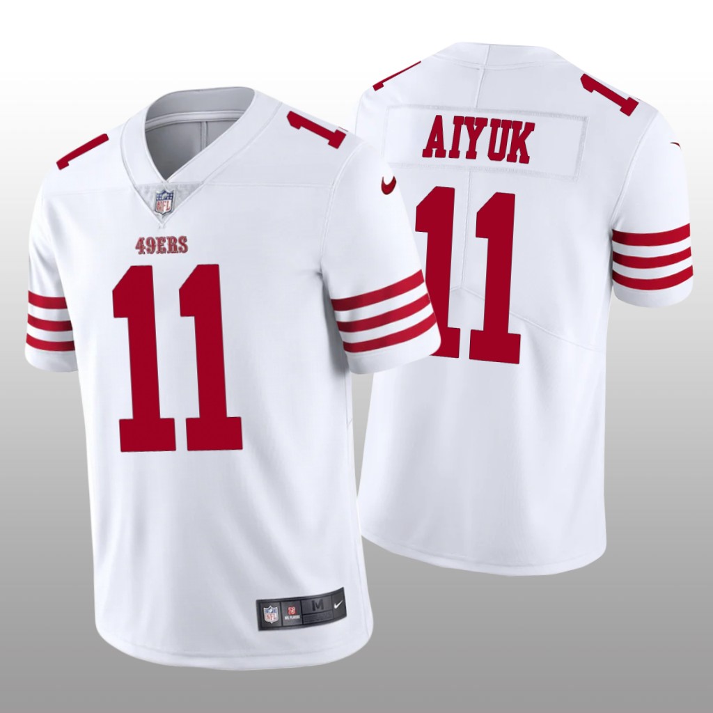 San Francisco 49ers Brandon Aiyuk 2022-23 White Vapor Limited - Men's