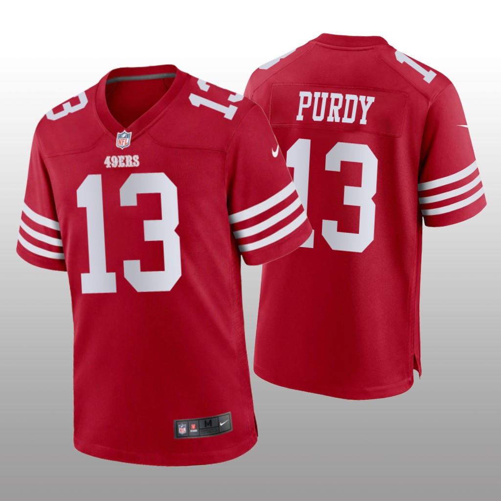 San Francisco 49ers Brock Purdy Scarlet Jersey Game - Men's