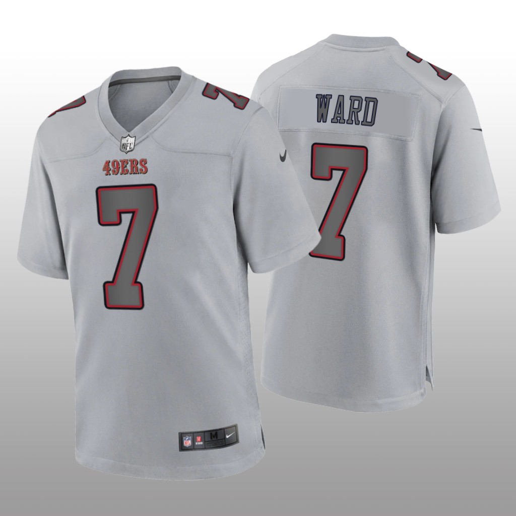 San Francisco 49ers Charvarius Ward Gray Jersey Atmosphere Fashion Game - Men's