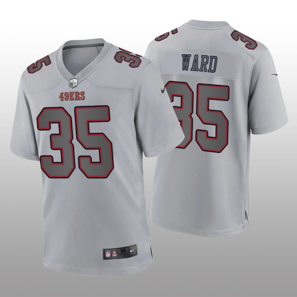 San Francisco 49ers Charvarius Ward Gray Jersey Atmosphere Fashion Game - Men's