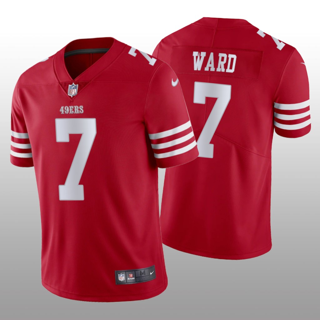 San Francisco 49ers Charvarius Ward Scarlet Jersey Vapor Limited - Men's