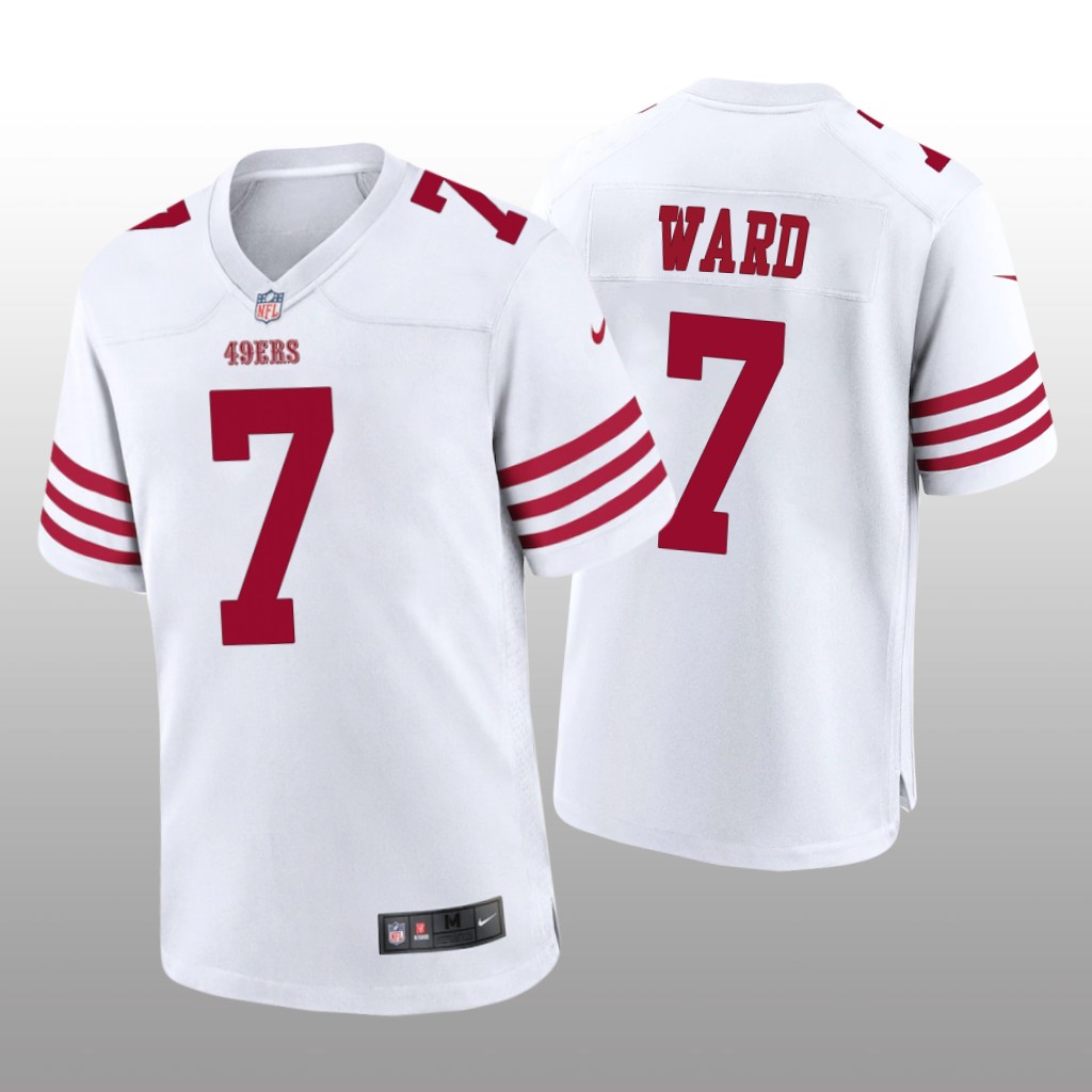 San Francisco 49ers Charvarius Ward White Jersey Game - Men's