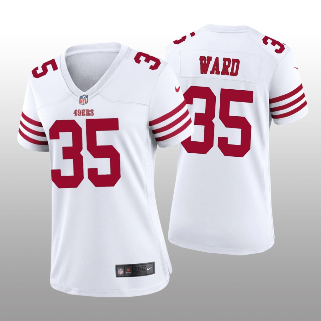 San Francisco 49ers Charvarius Ward White Jersey Game - Women's