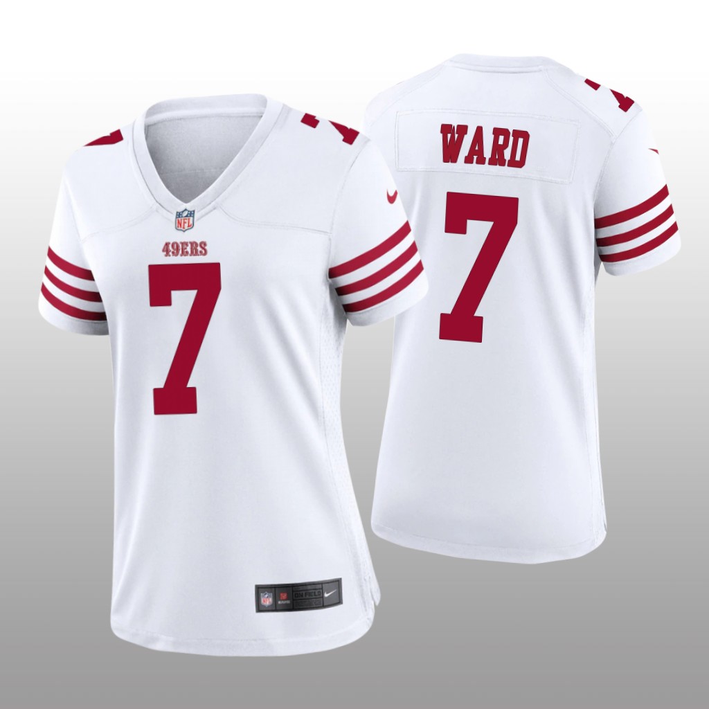 San Francisco 49ers Charvarius Ward White Jersey Game - Women's