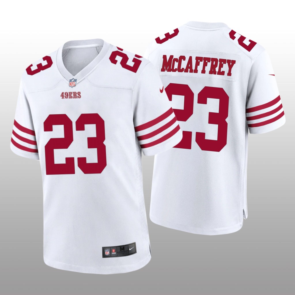 San Francisco 49ers Christian McCaffrey White Jersey Game - Men's
