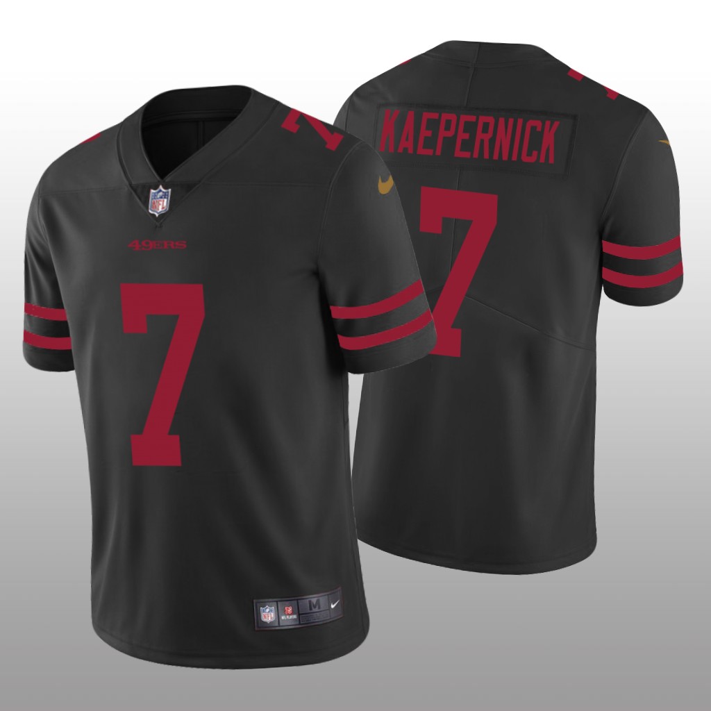 San Francisco 49ers Colin Kaepernick Black Jersey Vapor Limited - Men's