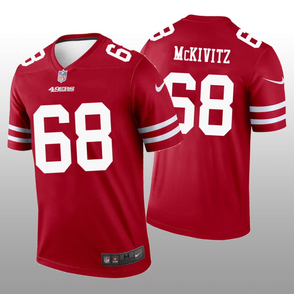 San Francisco 49ers Colton McKivitz Scarlet Jersey Legend - Men's
