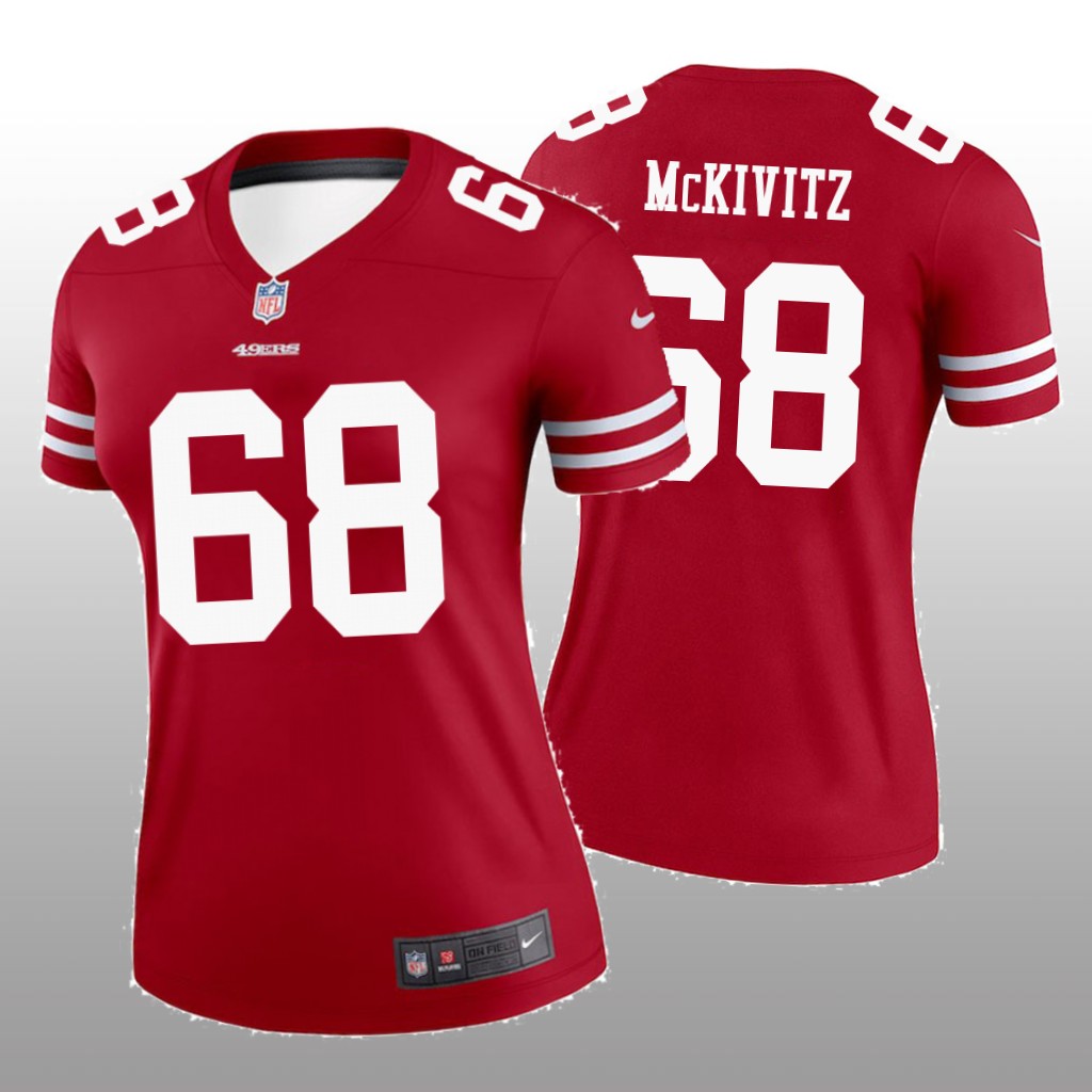 San Francisco 49ers Colton McKivitz Scarlet Jersey Legend - Women's