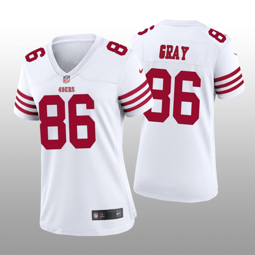 San Francisco 49ers Danny Gray White Jersey Game - Women's