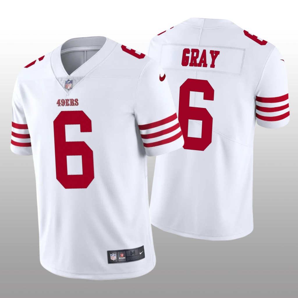 San Francisco 49ers Danny Gray White Jersey Vapor Limited - Men's