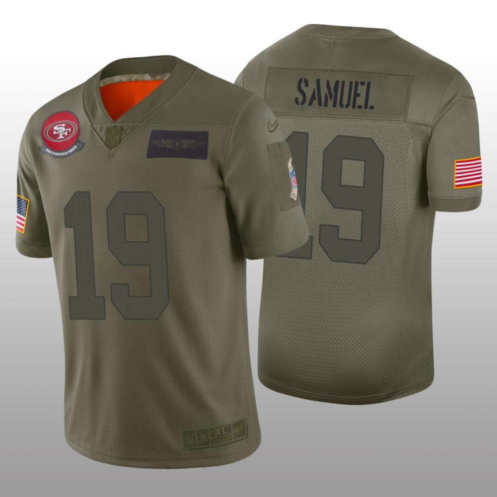 San Francisco 49ers Deebo Samuel Camo Limited Jersey 2019 Salute to Service - Men's