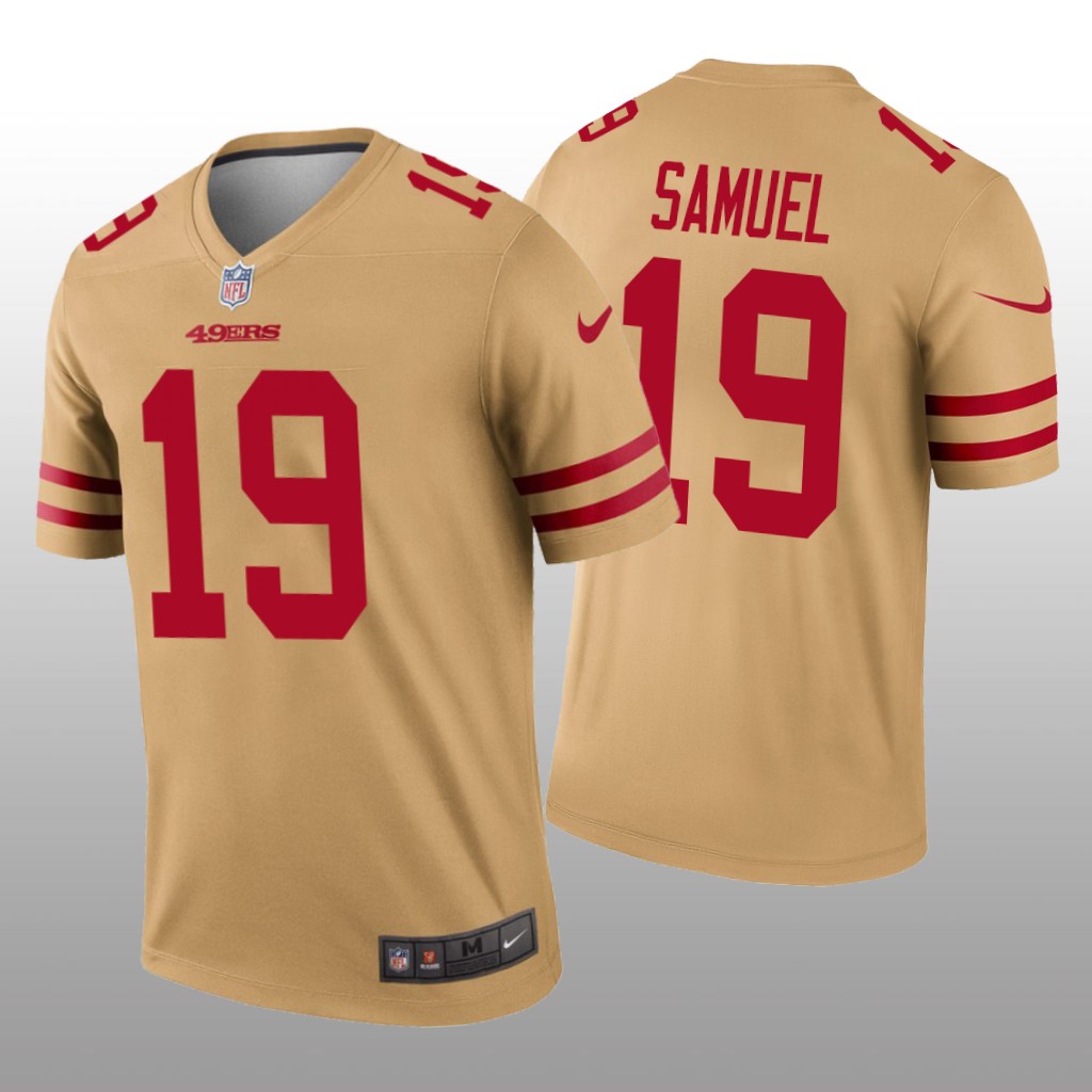 San Francisco 49ers Deebo Samuel Gold Jersey Inverted Legend - Men's