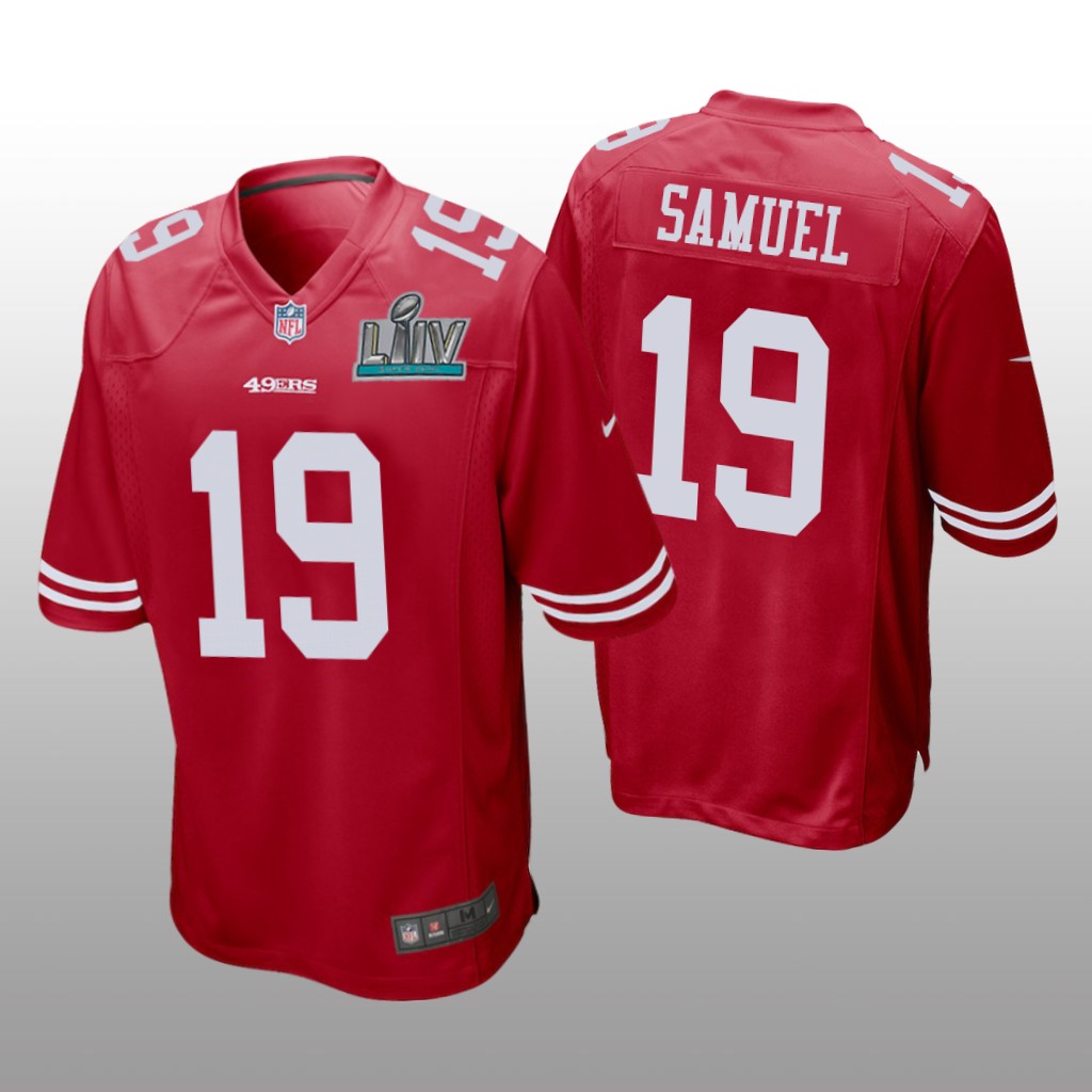 San Francisco 49ers Deebo Samuel Scarlet Game Jersey Super Bowl LIV - Men's