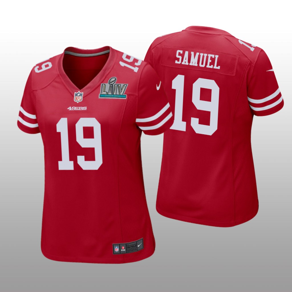 San Francisco 49ers Deebo Samuel Scarlet Game Jersey Super Bowl LIV - Women's