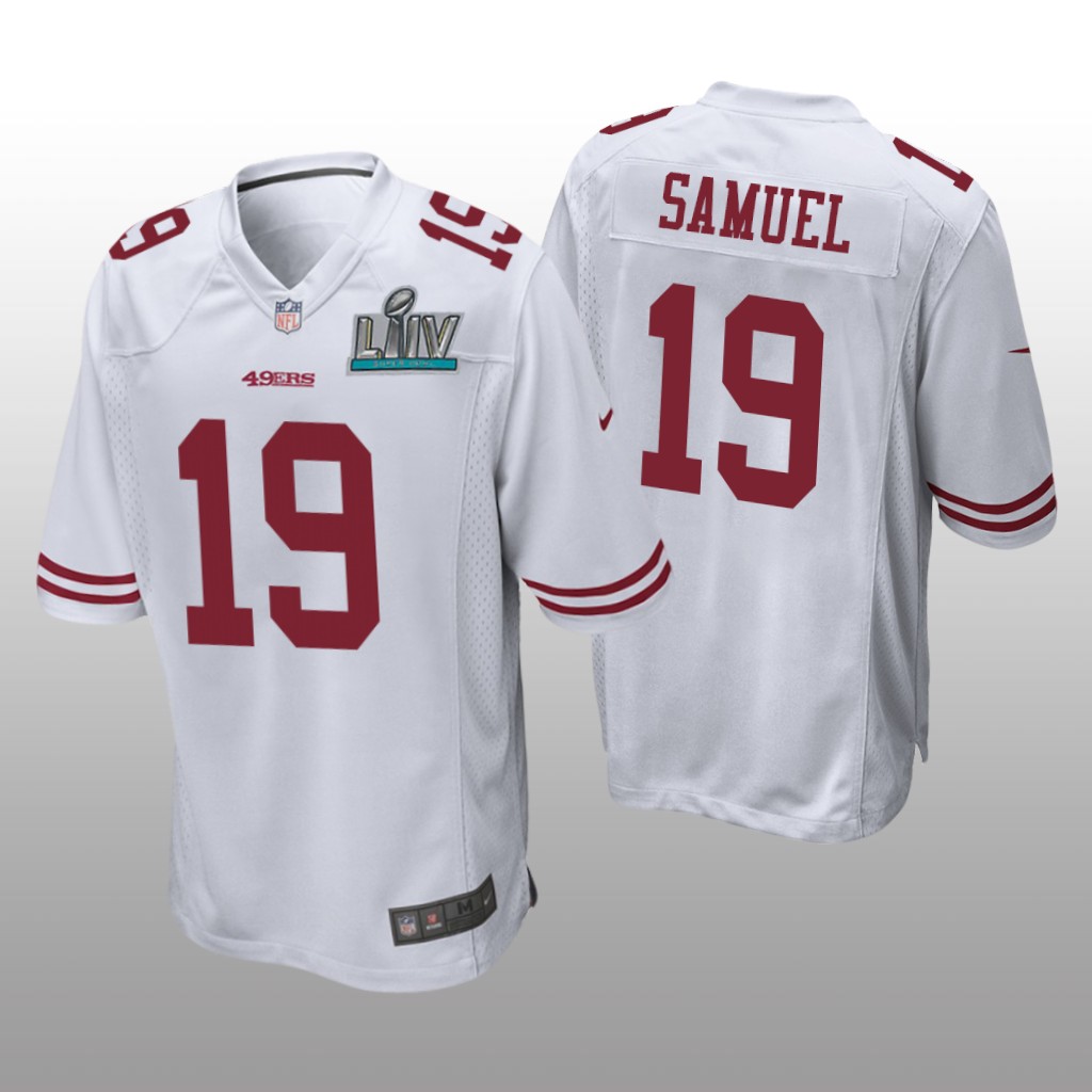 San Francisco 49ers Deebo Samuel White Game Jersey Super Bowl LIV - Men's
