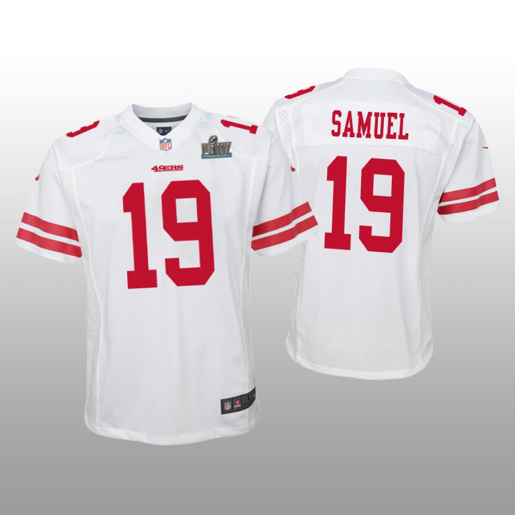 San Francisco 49ers Deebo Samuel White Game Jersey Super Bowl LIV - Youth