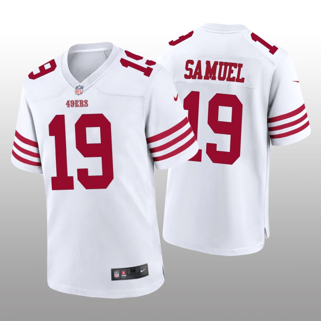 San Francisco 49ers Deebo Samuel White Jersey 2022-23 Game - Men's