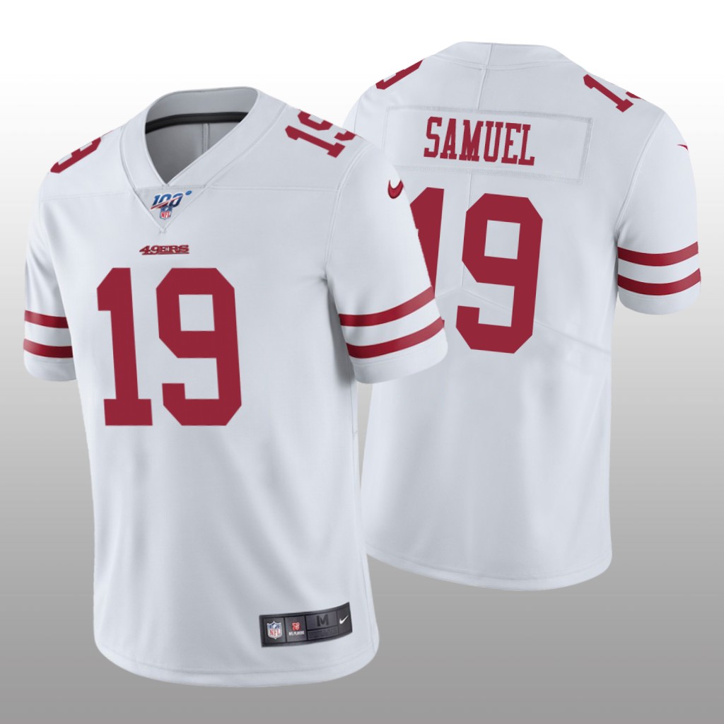 San Francisco 49ers Deebo Samuel White Vapor Limited Jersey 100th Season - Men's