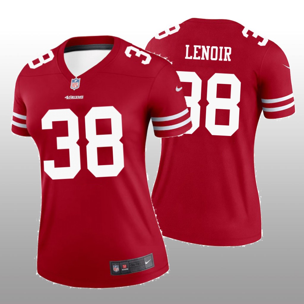 San Francisco 49ers Deommodore Lenoir Scarlet Jersey Legend - Women's
