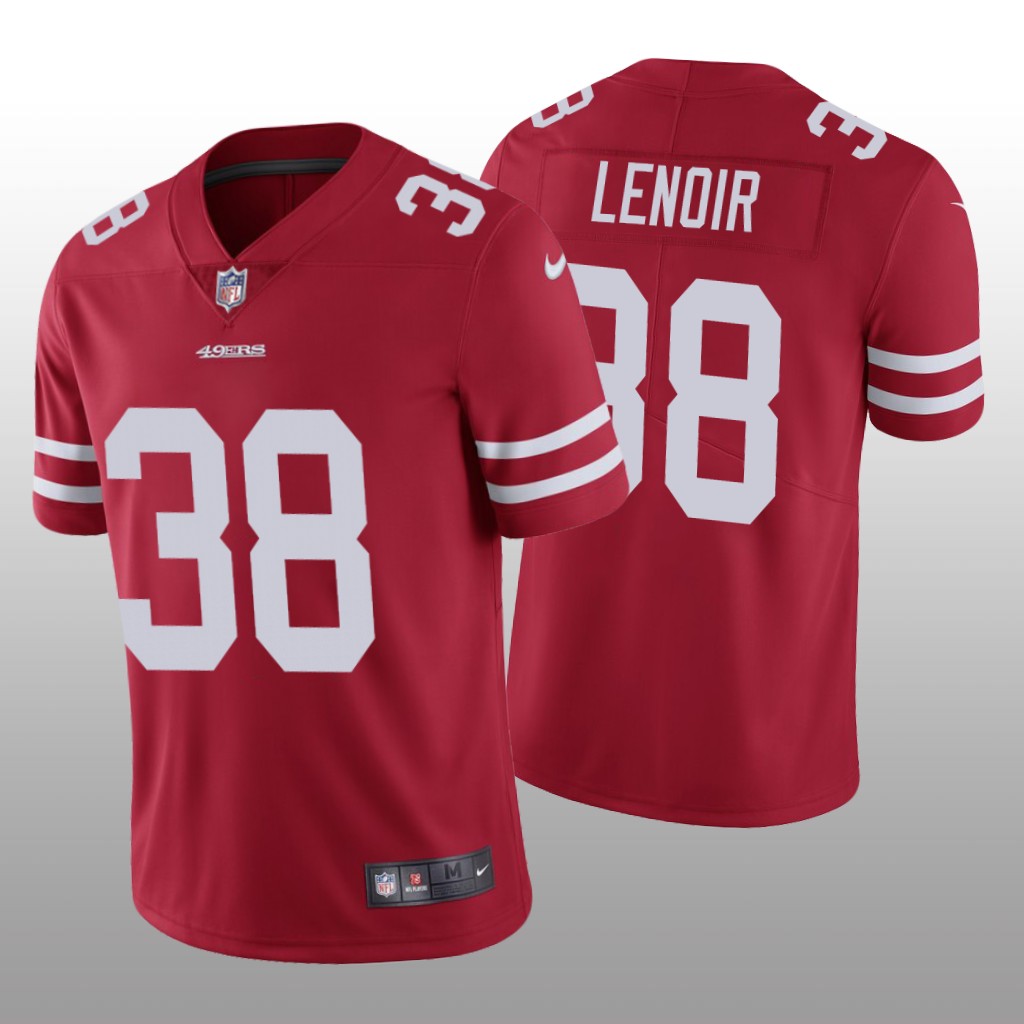 San Francisco 49ers Deommodore Lenoir Scarlet Jersey Vapor Limited - Men's
