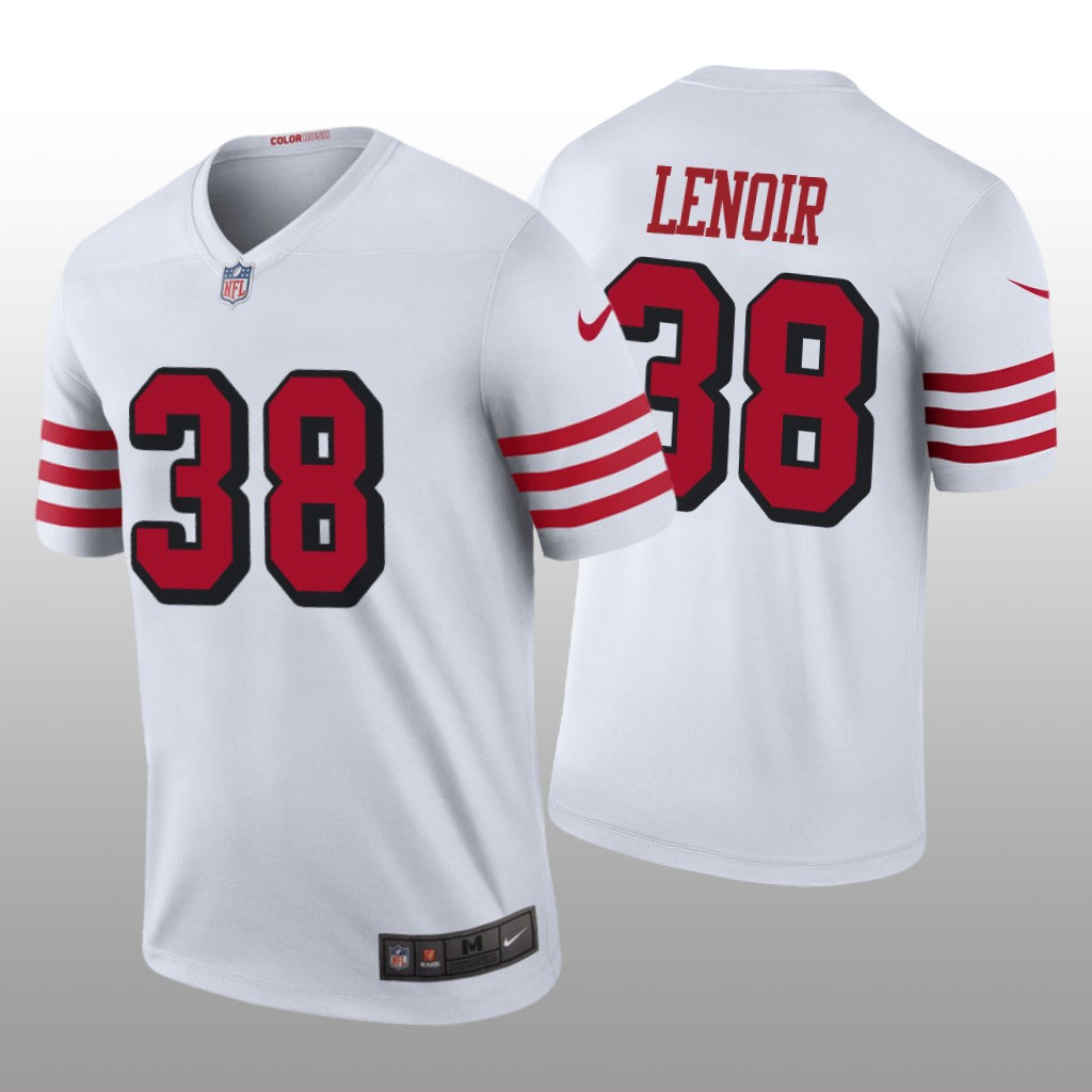 San Francisco 49ers Deommodore Lenoir White Jersey Color Rush Legend - Men's