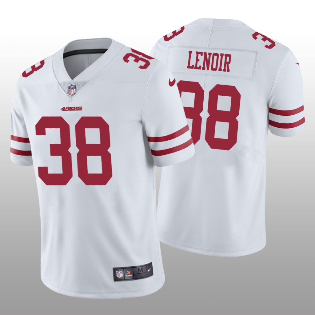 San Francisco 49ers Deommodore Lenoir White Jersey Vapor Limited - Men's