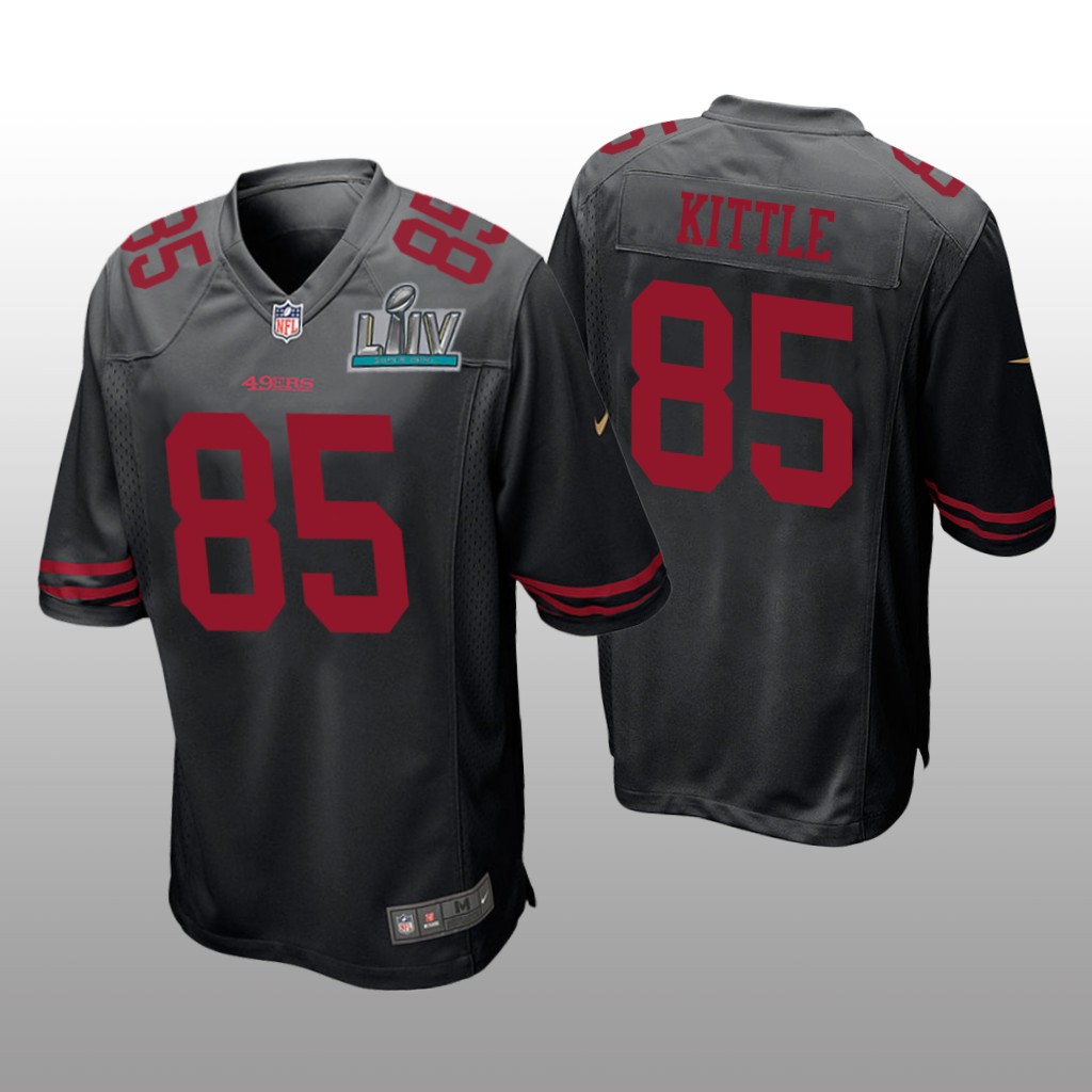 San Francisco 49ers George Kittle Black Game Jersey Super Bowl LIV - Men's