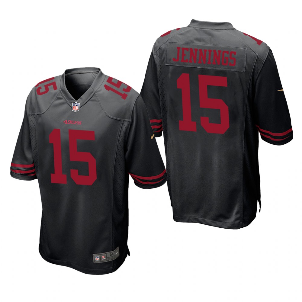 San Francisco 49ers Jauan Jennings Black Jersey Game - Men's