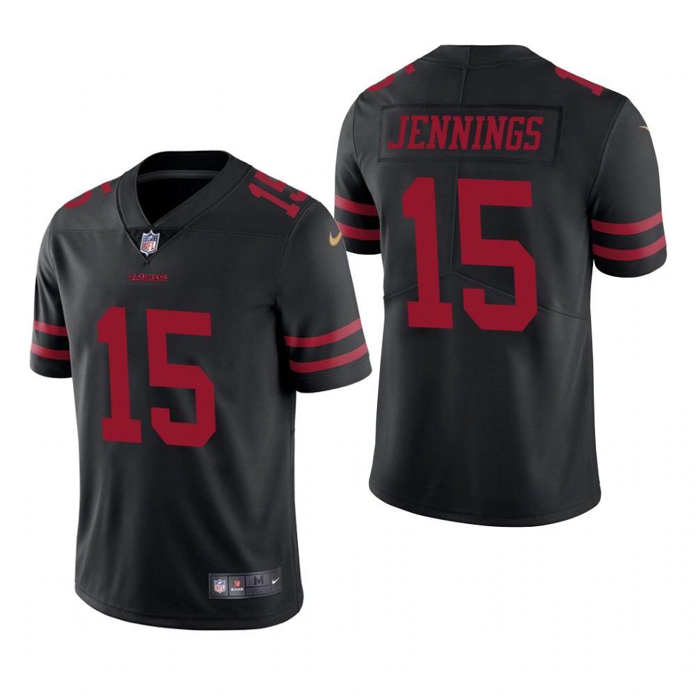 San Francisco 49ers Jauan Jennings Black Jersey Vapor Limited - Men's