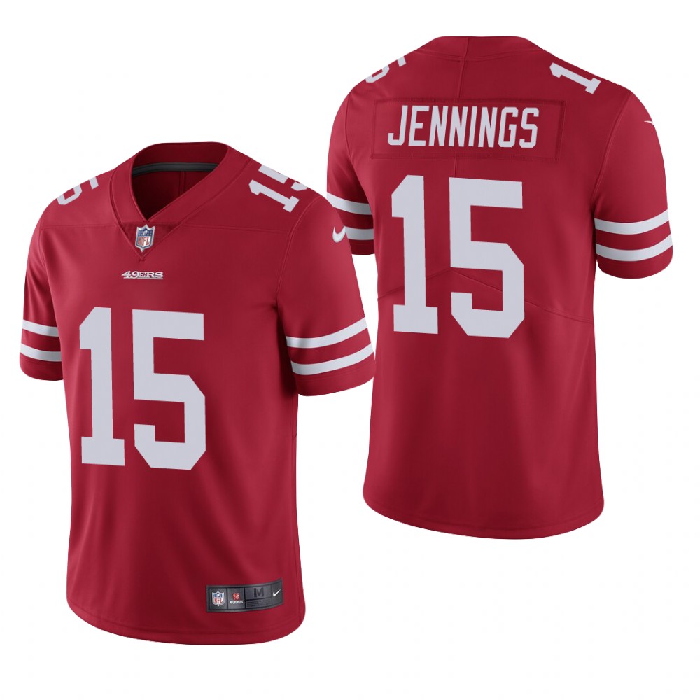 San Francisco 49ers Jauan Jennings Scarlet Jersey Vapor Limited - Men's