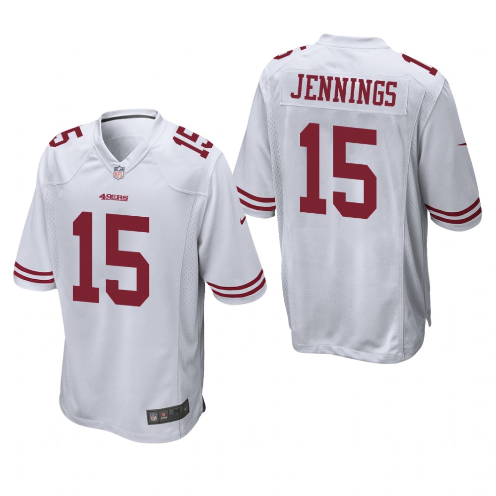 San Francisco 49ers Jauan Jennings White Jersey Game - Men's