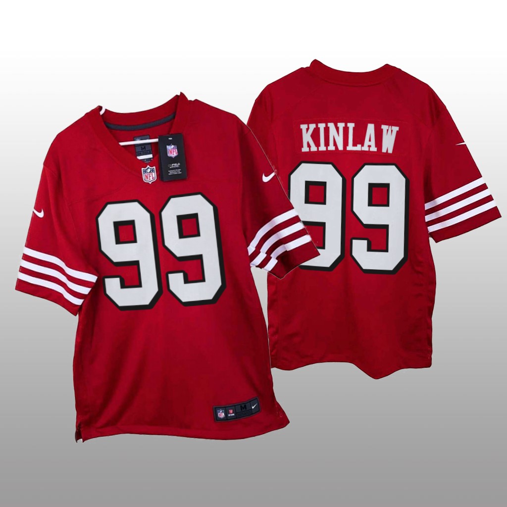San Francisco 49ers Javon Kinlaw Scarlet Jersey Game - Men's
