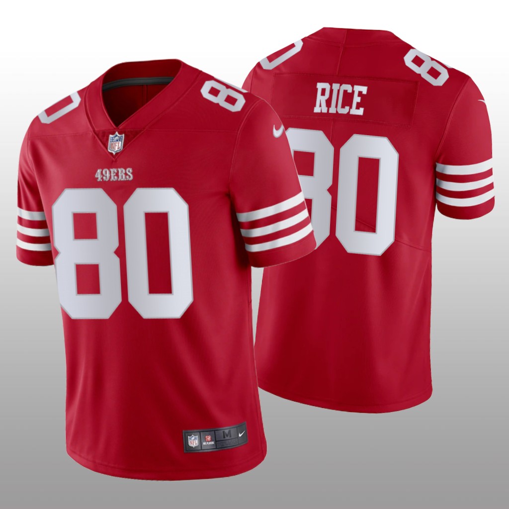 San Francisco 49ers Jerry Rice 2022-23 Scarlet Vapor Limited - Men's