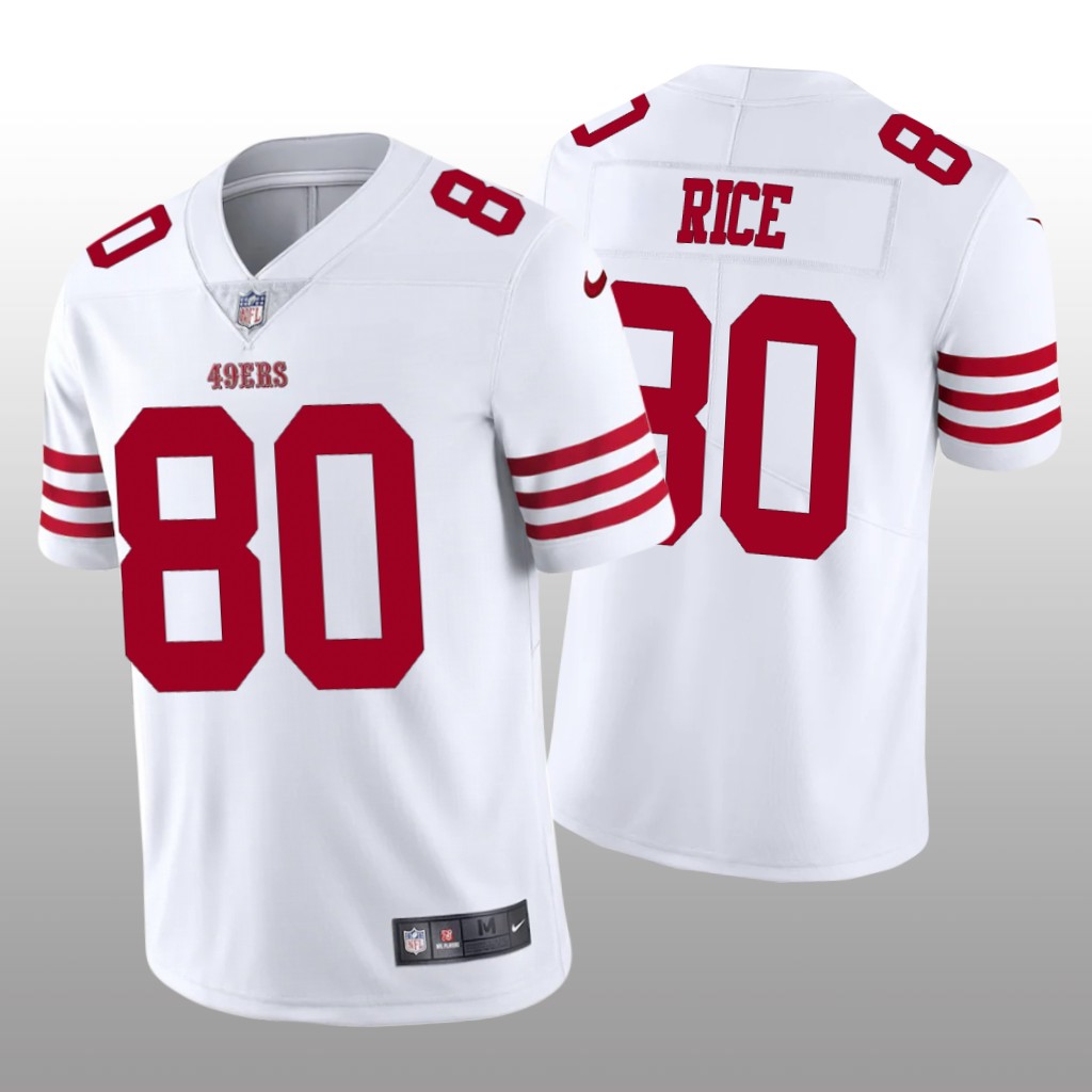 San Francisco 49ers Jerry Rice 2022-23 White Vapor Limited - Men's